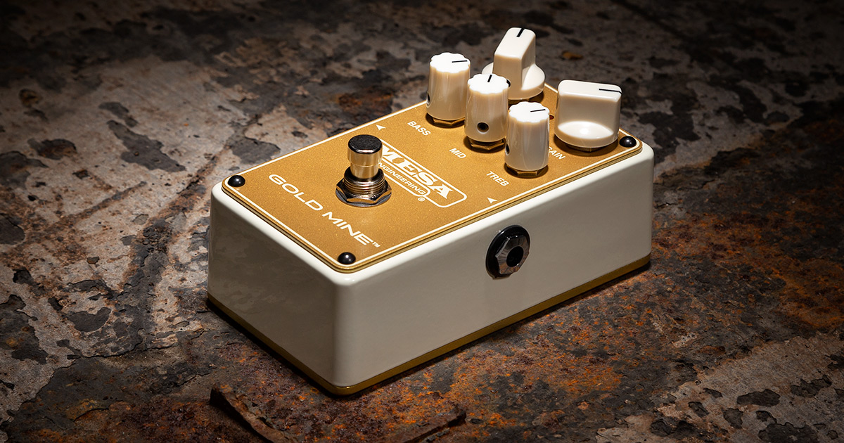 Mesa Boogie Gold Mine Overdrive Pedal | MESA/Boogie®